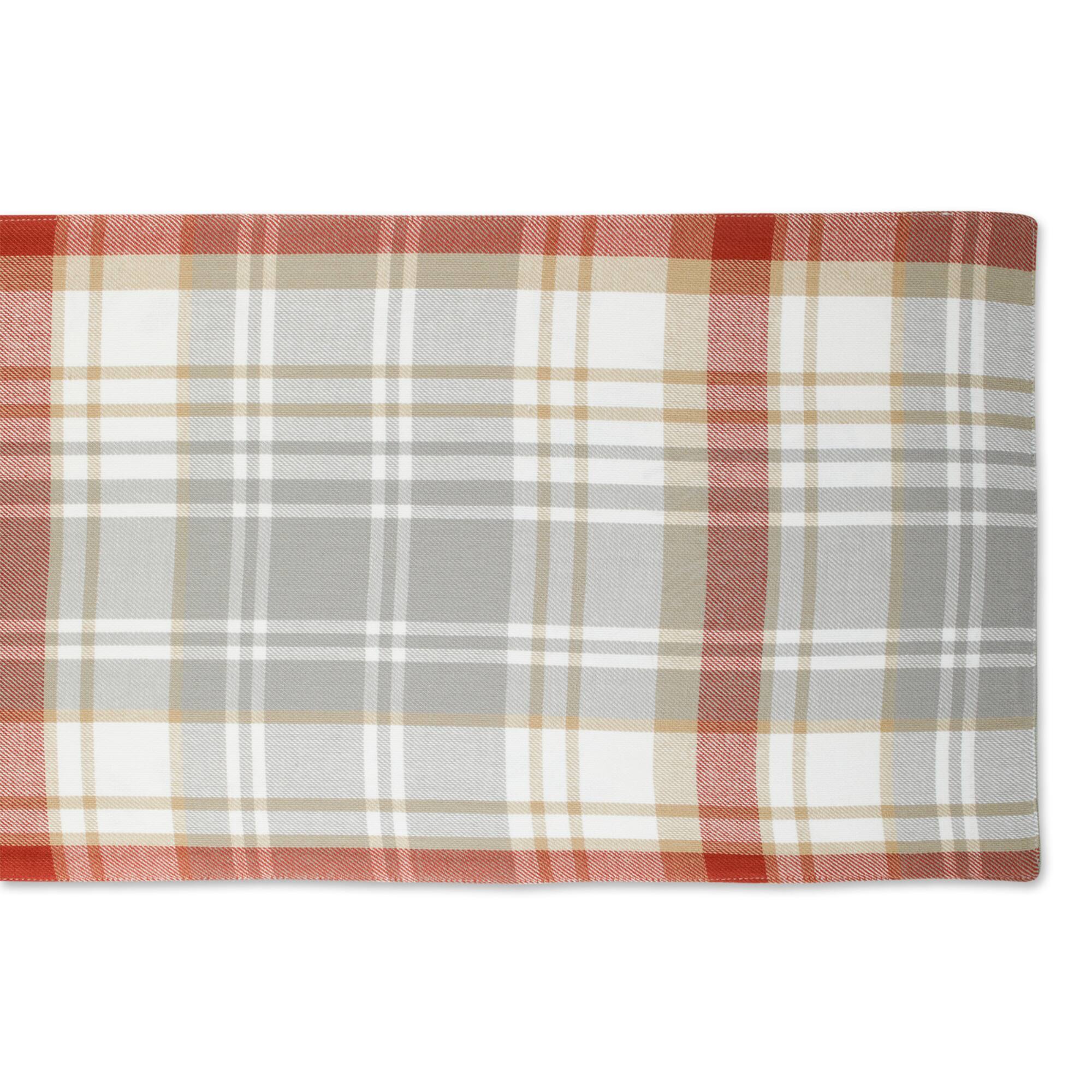 DII® 72" Thanksgiving Thankful Autumn, Fall Leaves, Reversible Table Runner